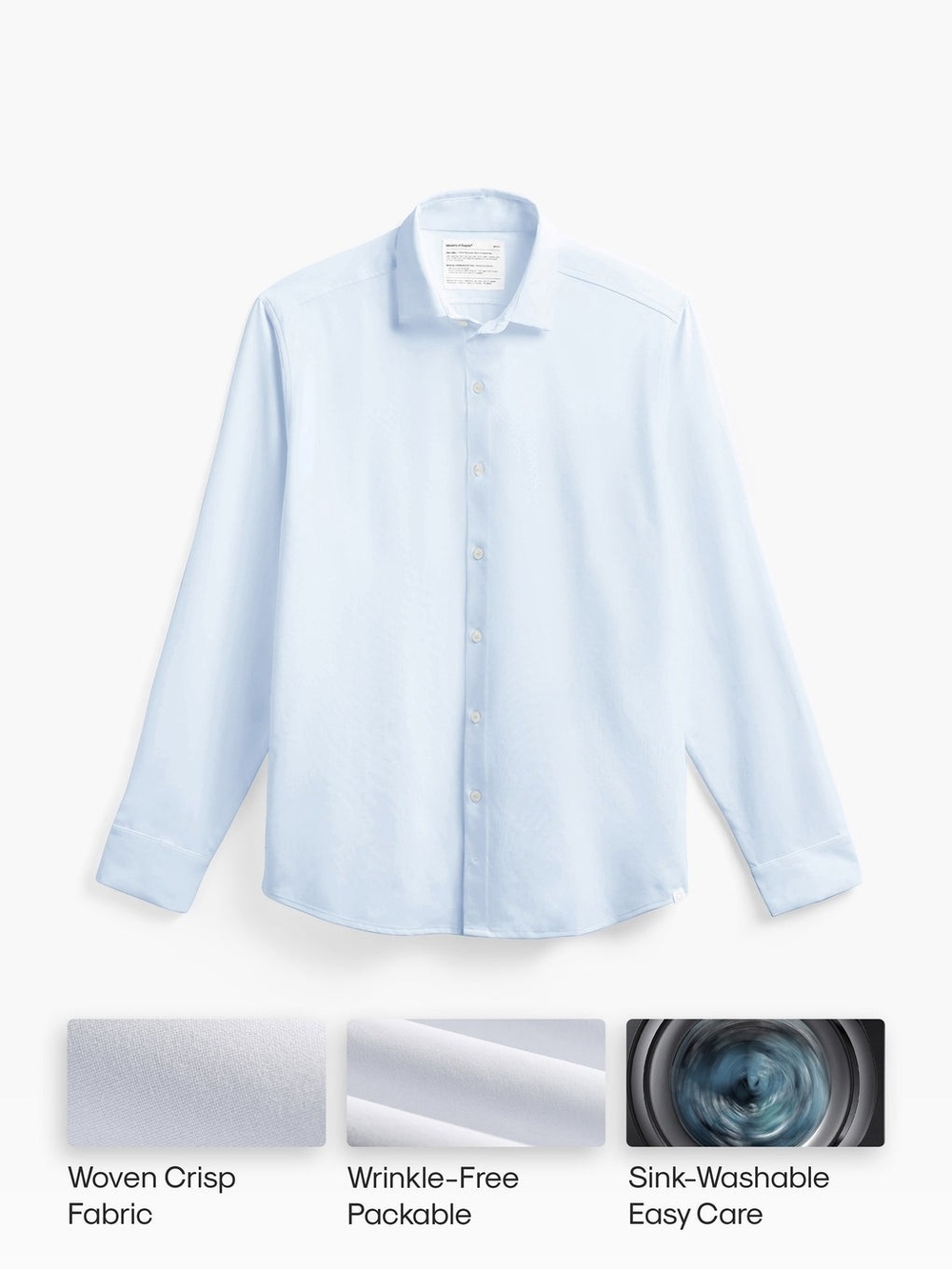 Men's AeroZero Dress Shirt - Chambray Blue 2.0
